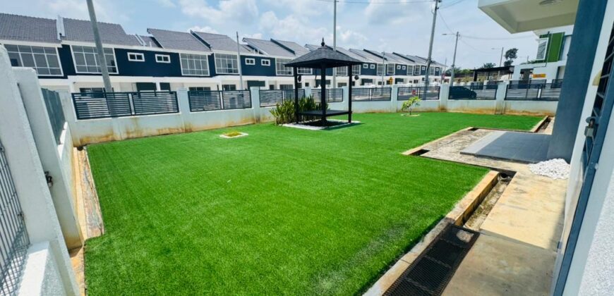 RUMAH CANTIK TERES 2 TINGKAT CORNER LOT SERBA LENGKAP (ADA VIDEO)