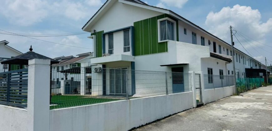 RUMAH CANTIK TERES 2 TINGKAT CORNER LOT SERBA LENGKAP (ADA VIDEO)