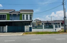 RUMAH CANTIK TERES 2 TINGKAT CORNER LOT SERBA LENGKAP (ADA VIDEO)